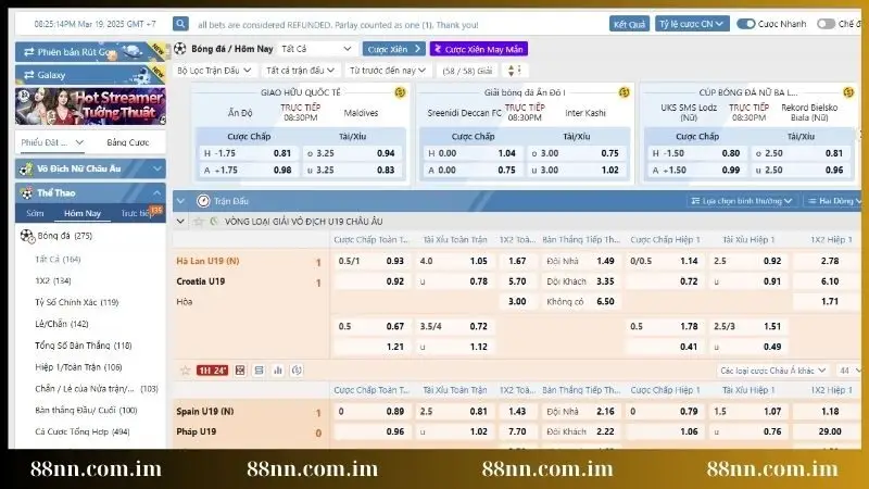 Hướng dẫn tham gia cá cược thể thao 88NN chi tiết