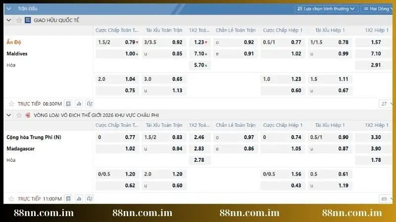 Vì sao nên chơi cá cược thể thao 88NN?